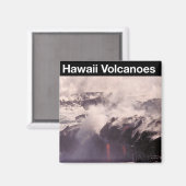 Nationaal park Hawaii Volcanoes Magneet (Voorkant / Achterkant)