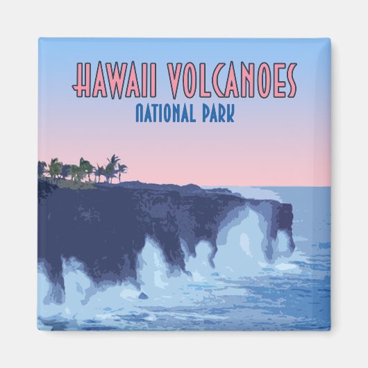 nationaal park Hawaii Volcanoes Magneet (Voorkant)