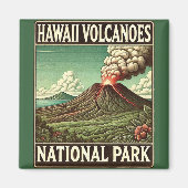 Nationaal park Hawaii Volcanoes Magneet (Voorkant)