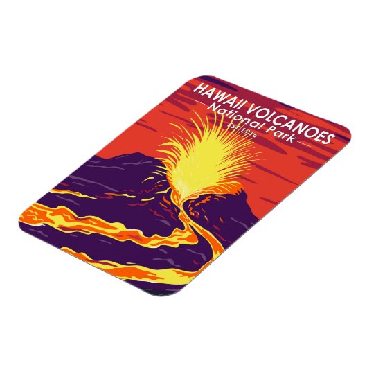  nationaal park Hawaii Volcanoes Magneet (Linkerzijde)