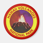 Nationaal park Hawaii Volcanoes Magneet (Voorkant)