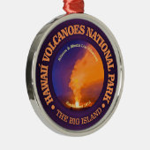 Nationaal park Hawaii Volcanoes Metalen Ornament (Rechts)