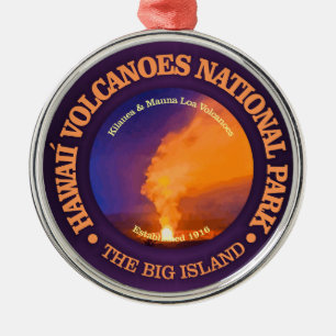 Nationaal park Hawaii Volcanoes Metalen Ornament