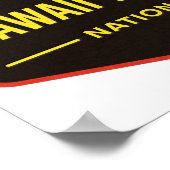 Nationaal park Hawaii Volcanoes Poster (Hoek)