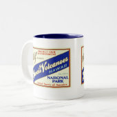 Nationaal park Hawaii Volcanoes (schildpad) Tweekleurige Koffiemok (Voorkant links)