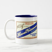 Nationaal park Hawaii Volcanoes (schildpad) Tweekleurige Koffiemok (Links)