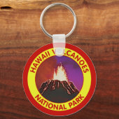 Nationaal park Hawaii Volcanoes Sleutelhanger (Voorkant)