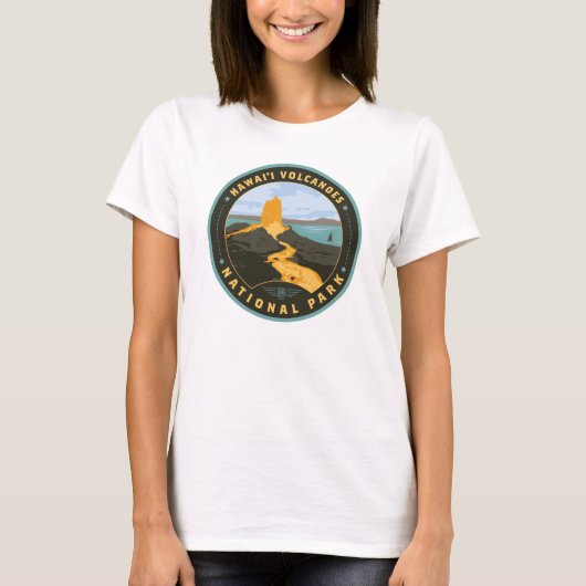 Nationaal park Hawaii Volcanoes T-shirt (Voorkant)