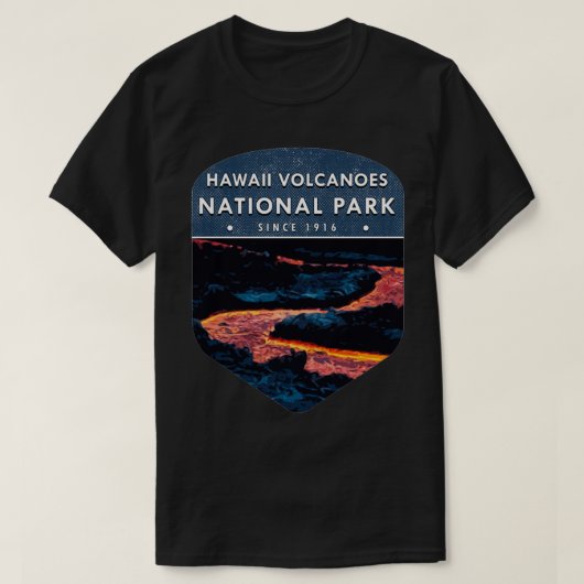 Nationaal park Hawaii Volcanoes T-shirt (Design voorkant)
