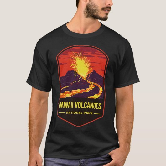 Nationaal park Hawaii Volcanoes T-shirt (Voorkant)