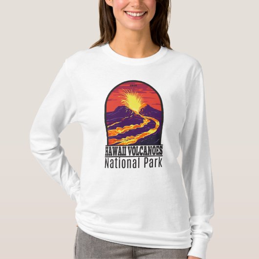  nationaal park Hawaii Volcanoes T-shirt (Voorkant)