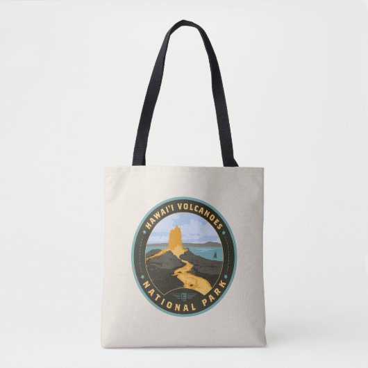 Nationaal park Hawaii Volcanoes Tote Bag (Voorkant)
