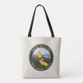 Nationaal park Hawaii Volcanoes Tote Bag (Achterkant)