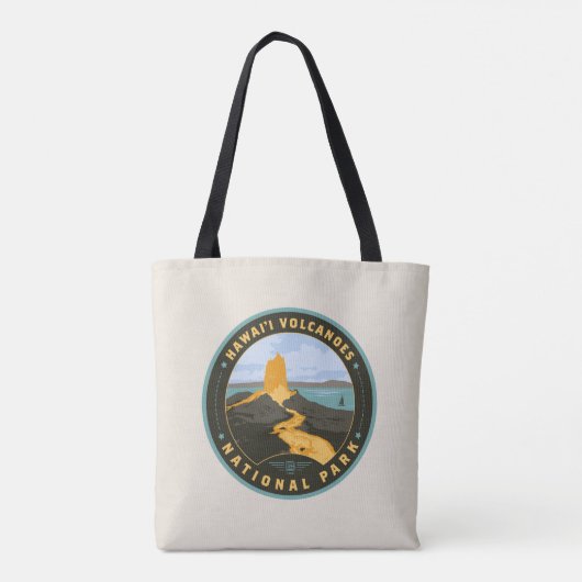 Nationaal park Hawaii Volcanoes Tote Bag (Achterkant)