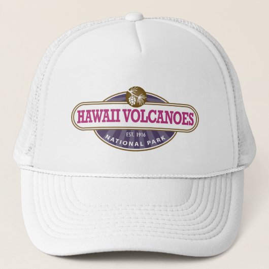 Nationaal park Hawaii Volcanoes Trucker Pet (Voorkant)