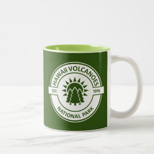 Nationaal park Hawaii Volcanoes Tweekleurige Koffiemok
