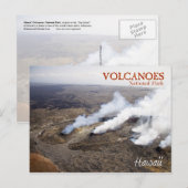 Nationaal park Hawaii Volcanoes (UNESCO whs) Briefkaart (Voorkant / Achterkant)