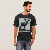 nationaal park hert Fore T-shirt (Voorkant volledig)