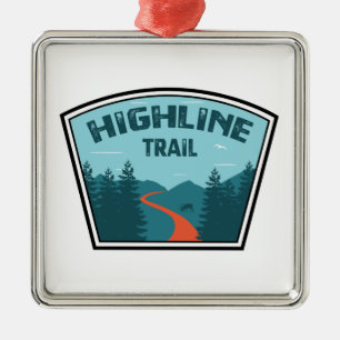 Nationaal park Highline Trail Glacier Metalen Ornament