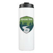 Nationaal park Highline Trail Glacier Thermosbeker (Voorkant)