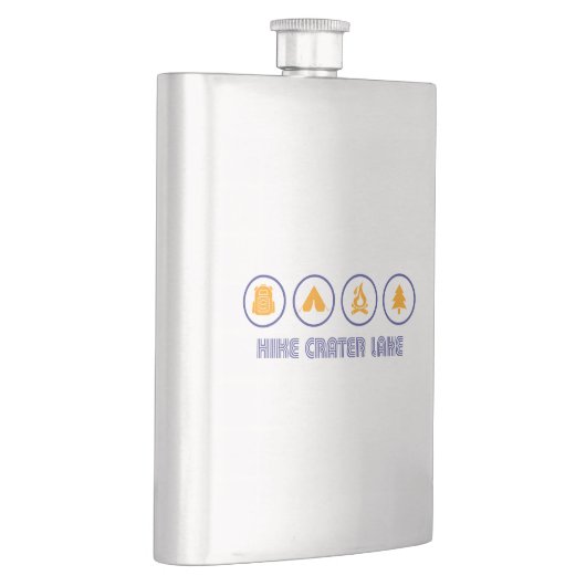 Nationaal park Hike Crater Lake Flacon (Rechts)