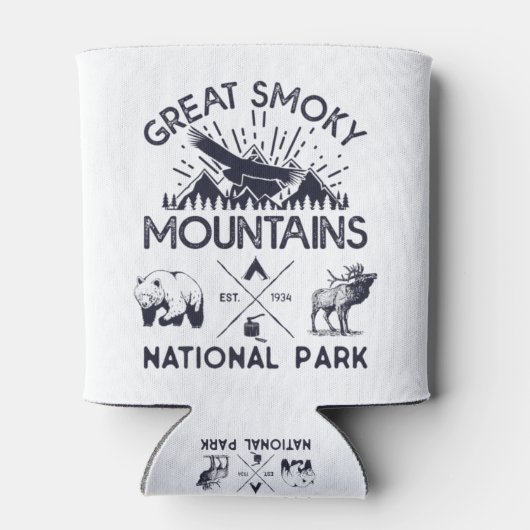 Nationaal park Hiking Souveni - Grote rokergebergt Blikjeskoeler (Achterkant)