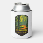 Nationaal park Hoh Rain Forest Blikjeskoeler (Blikje Achterkant)