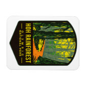 Nationaal park Hoh Rain Forest Magneet (Horizontaal)