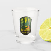 Nationaal park Hoh Rain Forest Shot Glas (Voorkant)