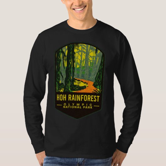 Nationaal park Hoh Rain Forest T-shirt (Voorkant)