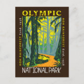 Nationaal park Hoh Rainforest Distress Briefkaart (Voorkant)