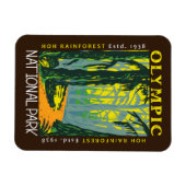 Nationaal park Hoh Rainforest Distress Magneet (Horizontaal)