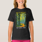 Nationaal park Hoh Rainforest Distress T-shirt (Voorkant)