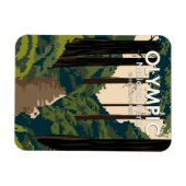 Nationaal park Hoh Rainforest  Magneet (Horizontaal)