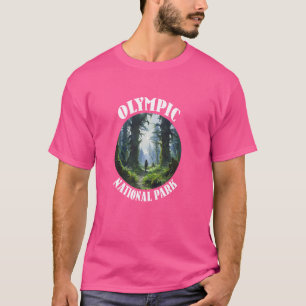 Nationaal park Hoh Rainforest Olympic T-shirt