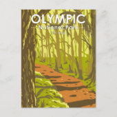 Nationaal park Hoh Rainforest Washington Briefkaart (Voorkant)