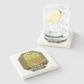 Nationaal park Hoh Rainforest Washington Stenen Onderzetter (Zijkant)