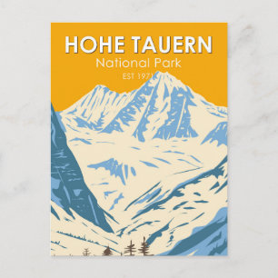 Nationaal park Hohe Tauern Alpine Oostenrijk Vinta Briefkaart
