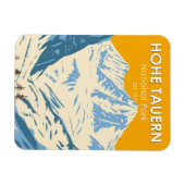 Nationaal park Hohe Tauern Alpine Oostenrijk Vinta Magneet (Horizontaal)