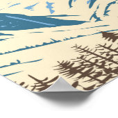 Nationaal park Hohe Tauern Alpine Oostenrijk Vinta Poster (Hoek)