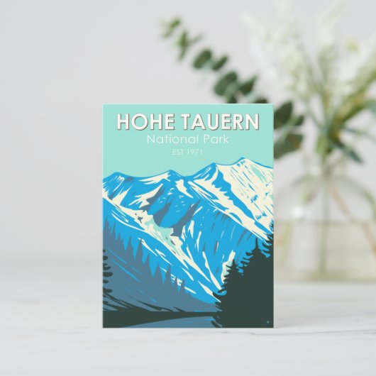 Nationaal park Hohe Tauern Oostenrijk  Briefkaart (Staand voorkant)