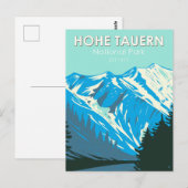 Nationaal park Hohe Tauern Oostenrijk  Briefkaart (Voorkant / Achterkant)