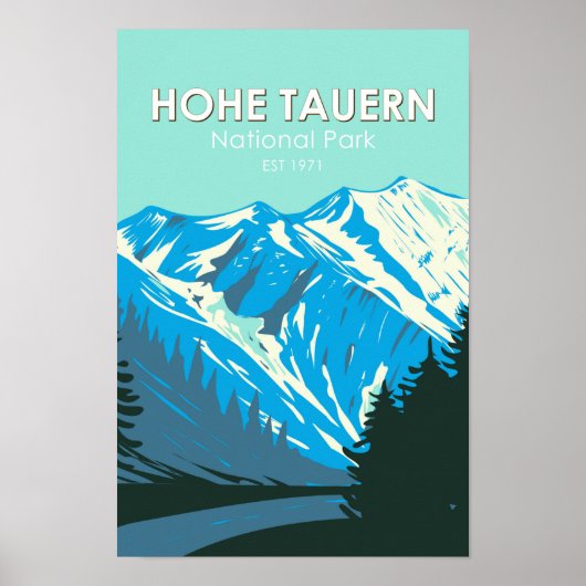 Nationaal park Hohe Tauern Oostenrijk  Poster (Voorkant)