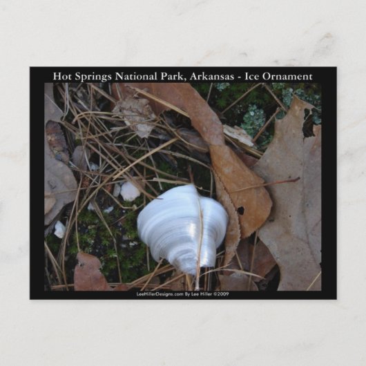 Nationaal park Hot Springs, AR - Ice Ornament Gift Briefkaart (Voorkant)