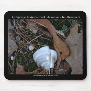 Nationaal park Hot Springs, AR - Ice Ornament Gift Muismat