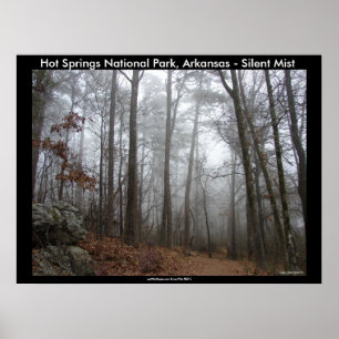 Nationaal park Hot Springs, AR - Silent Mist Poster