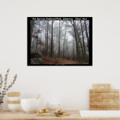 Nationaal park Hot Springs, AR - Silent Mist Poster (Keuken)