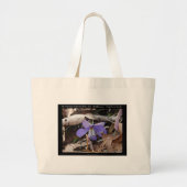 Nationaal park Hot Springs, AR Wild Violets Gifts Grote Tote Bag (Voorkant)