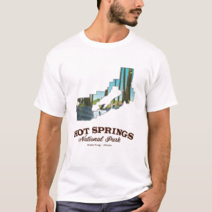 Nationaal park Hot springs,Garland County, Arkansa T-shirt