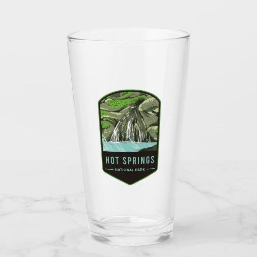 Nationaal park Hot Springs Glas (Voorkant)